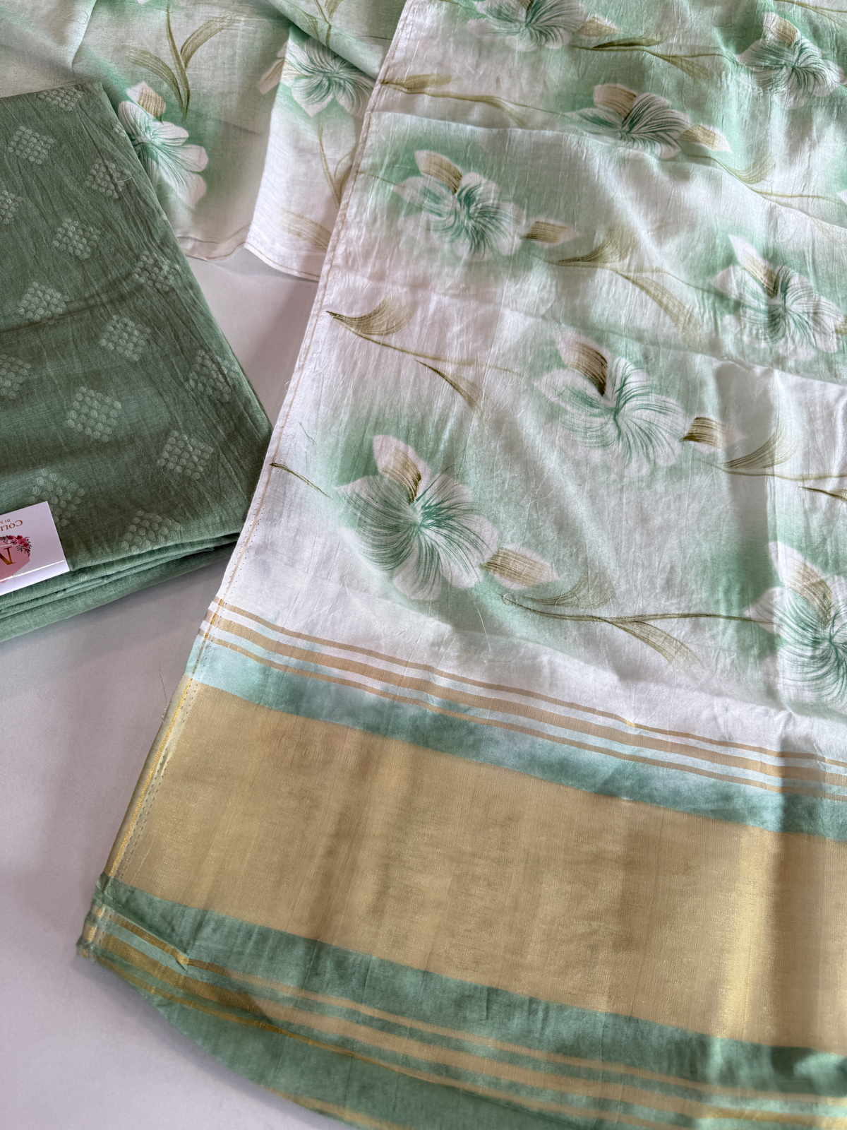 Cotton unstitched salwar set / NC185