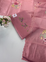 Soft Chanderi unstitched salwar set / NC166