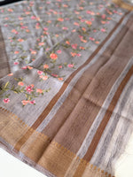 Semi Tussar blended Saree/ MC555