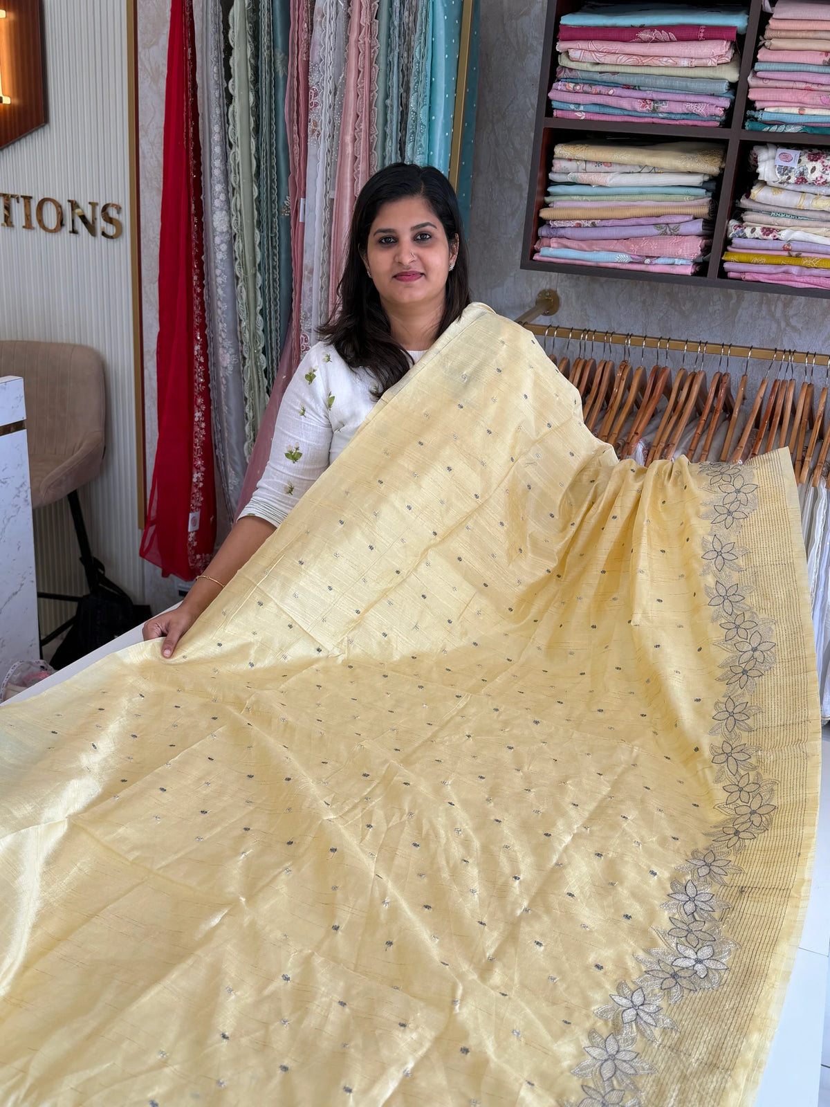 Semi silk saree/ ND57