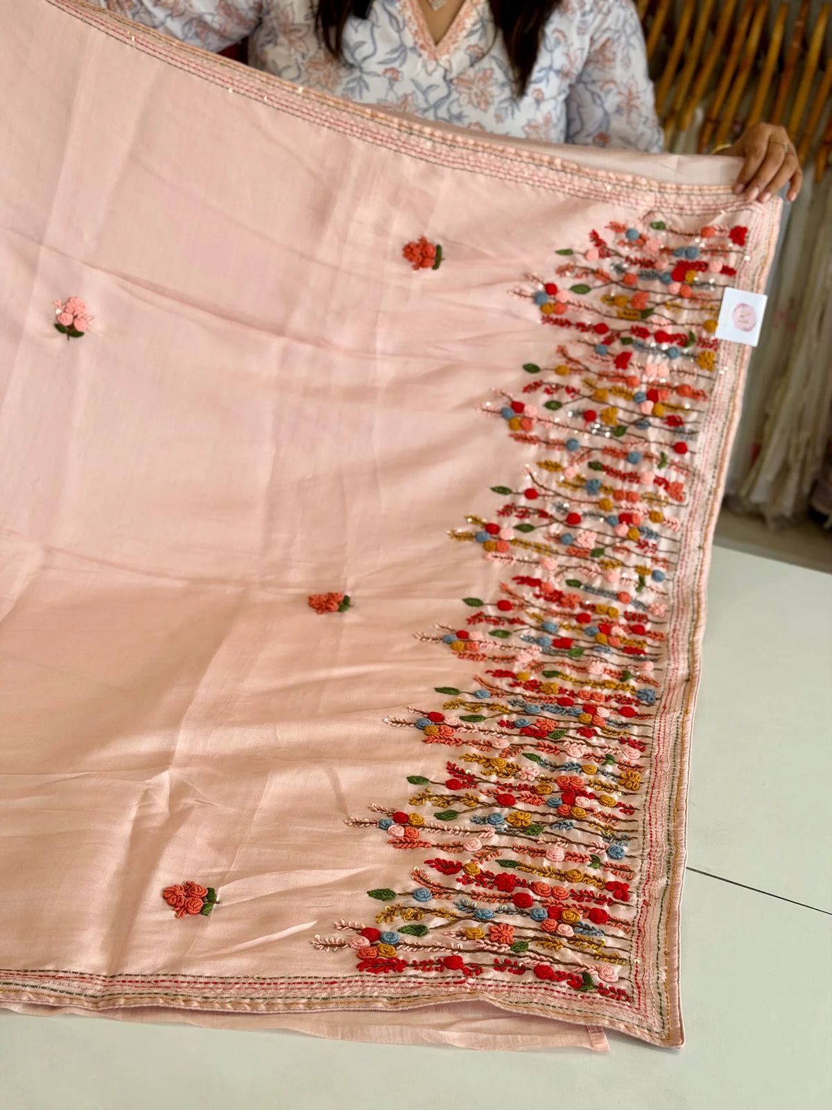 Dola silk saree/ P993