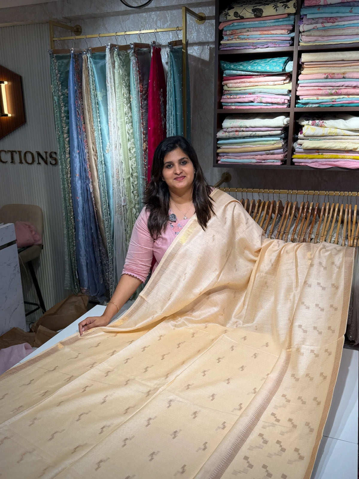 Semi Bagalpuri silk saree/ Nc377