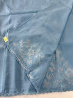 Crushed crape Saree/ AM107