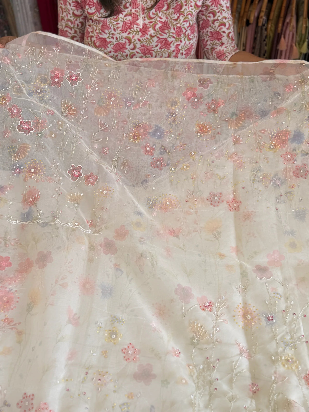 Organza Saree/ AM111