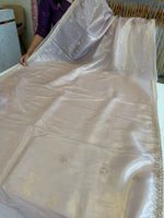 Tissue Organza party wear saree/PE92