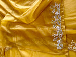 Satin organza saree/ AP59