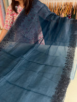 Crushed tissue saree/ CW066