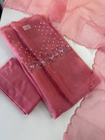 Crushed Tissue unstitched salwar set /298B