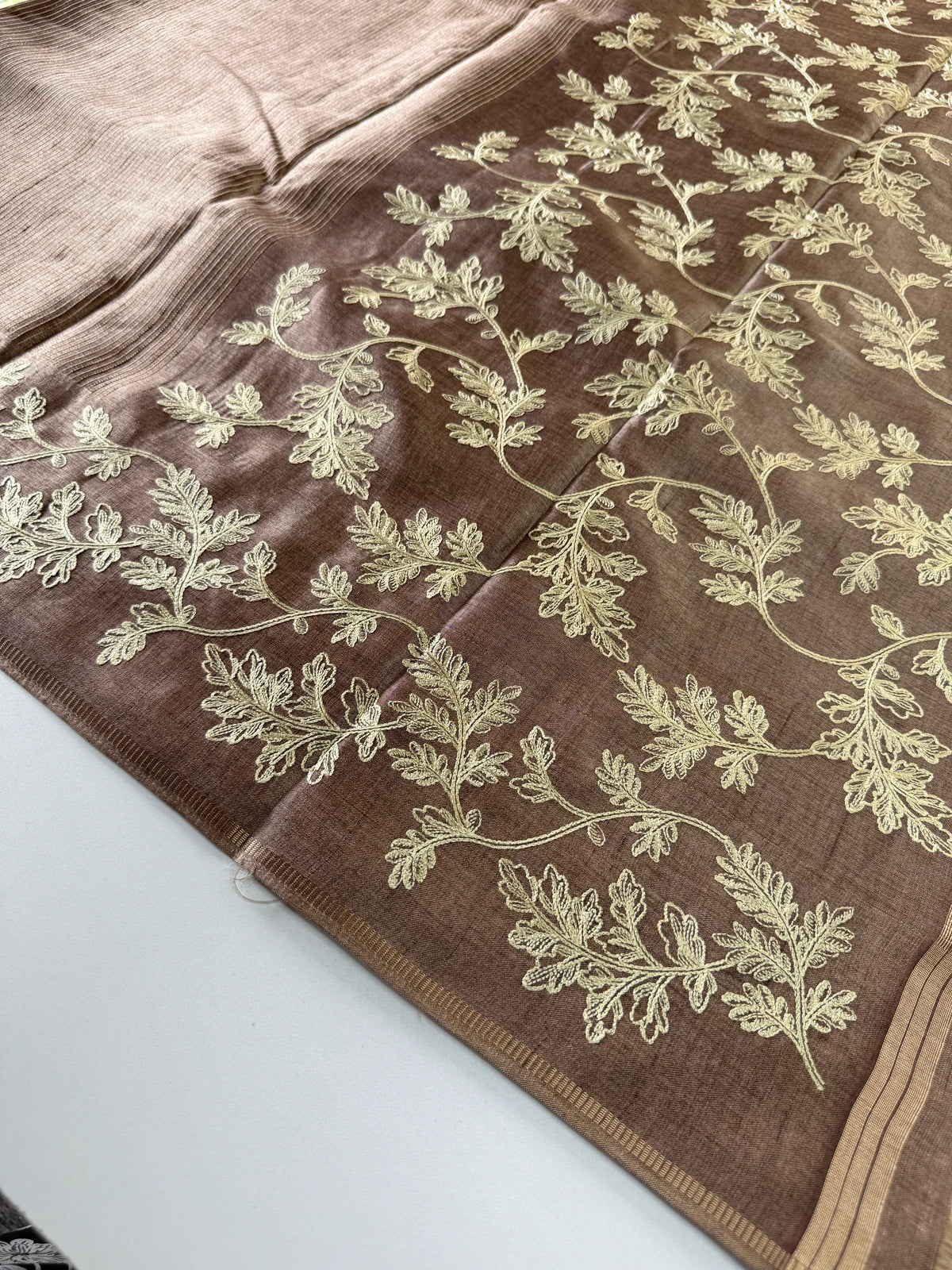 Semi Tussar Saree/ FG690