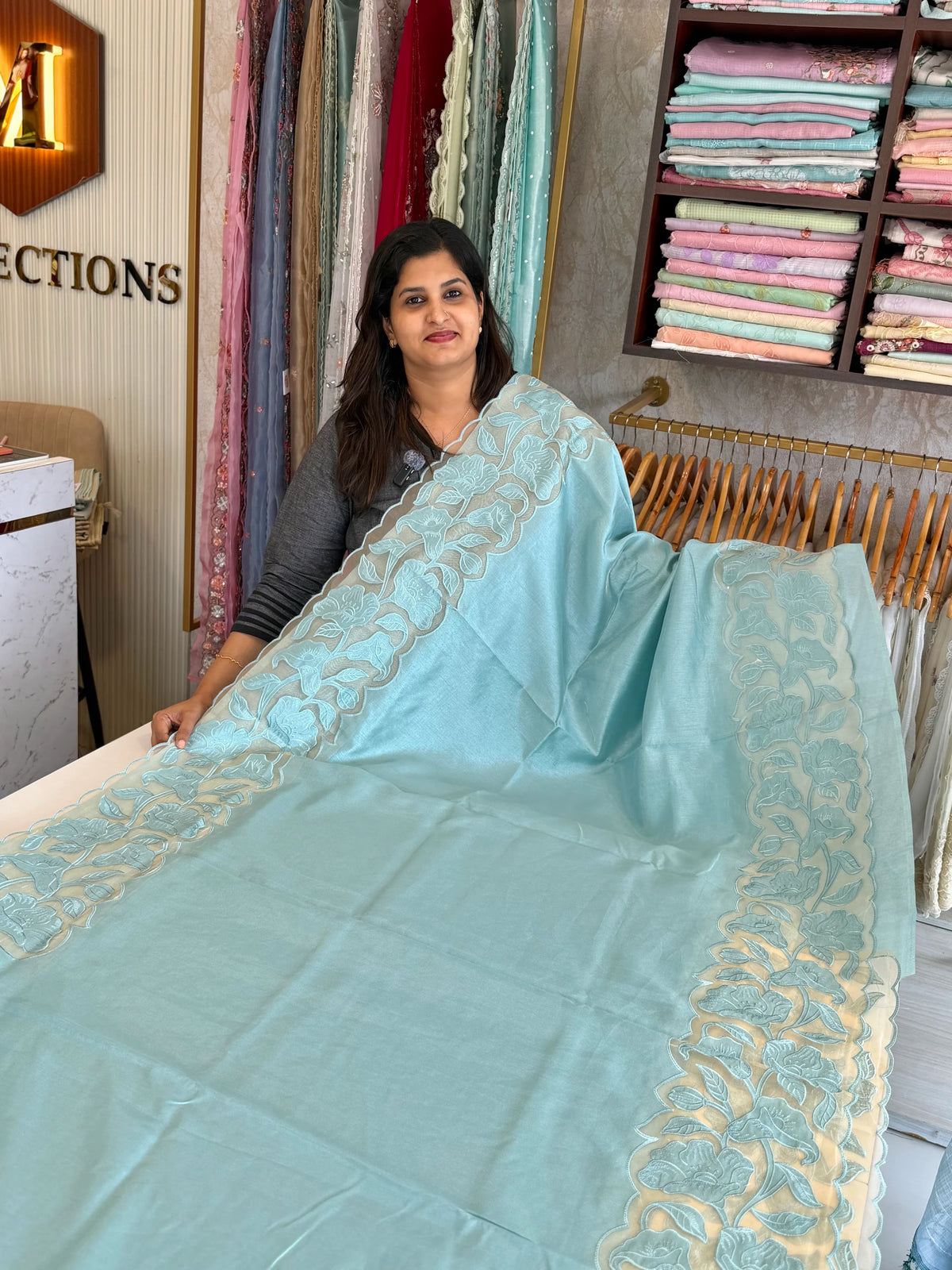 Semi silk saree / 5144A