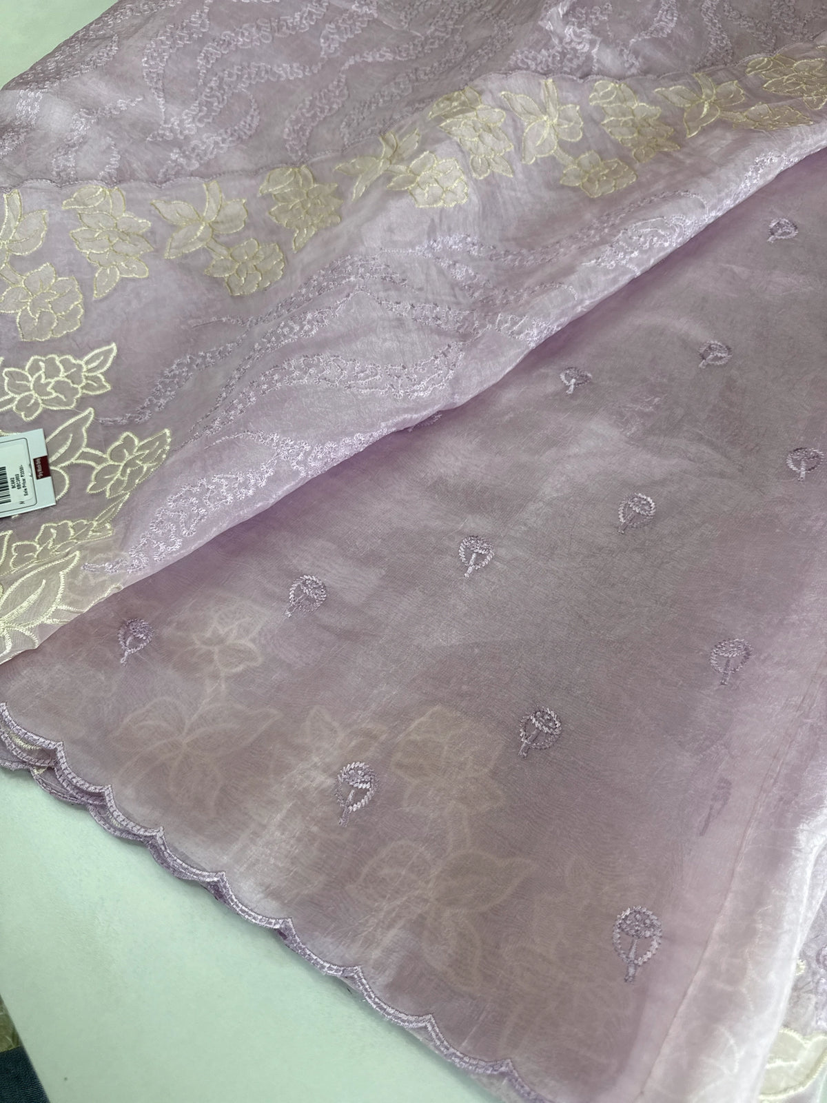 Crushed Organza saree/ BC602