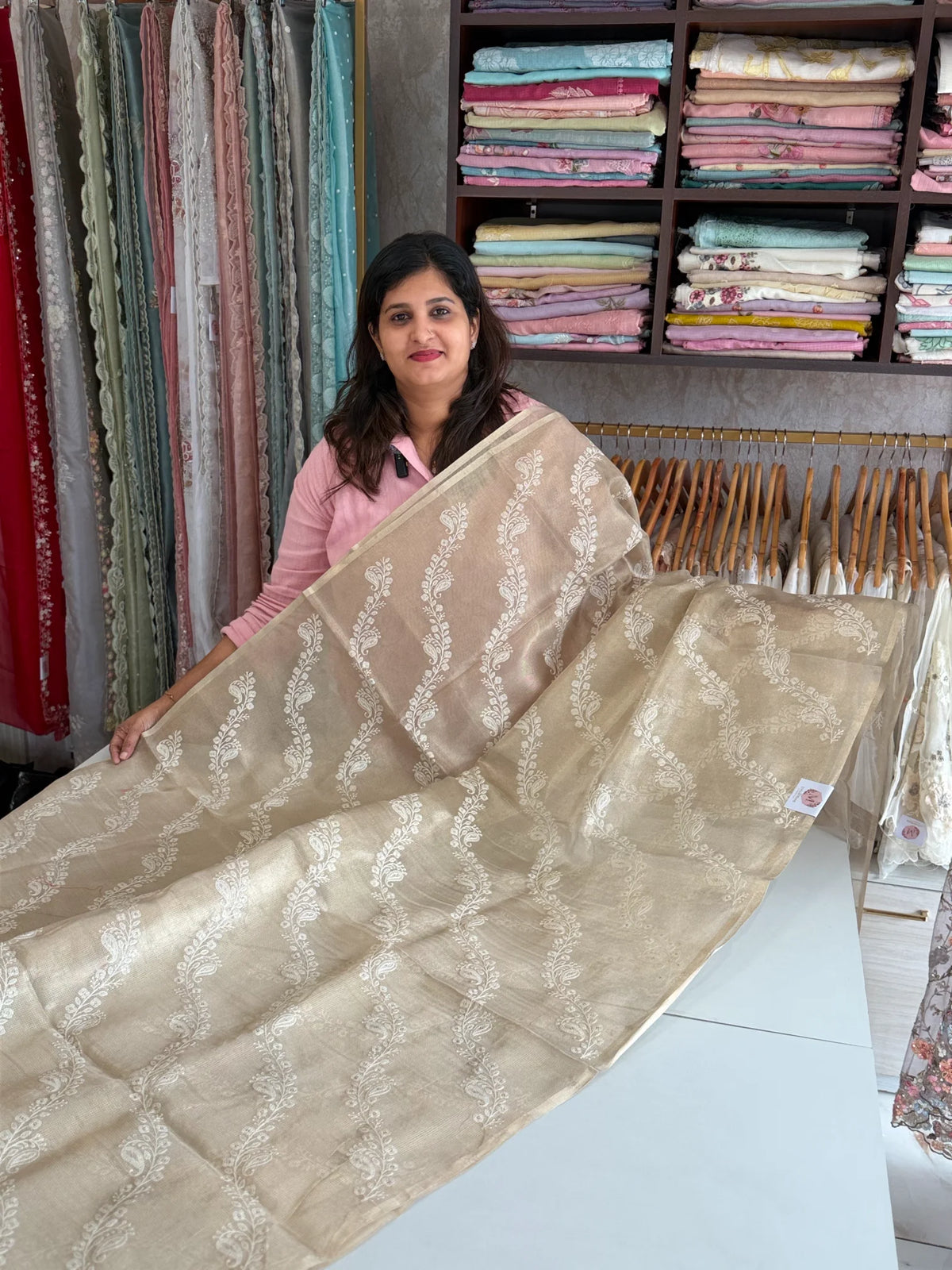 Tissue saree/ 2602