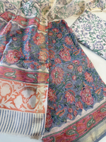 Chanderi unstitched salwar set / SH18