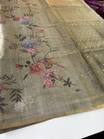 Tissue Chanderi blended saree/ GDF11