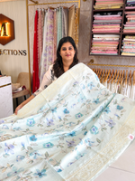 Semi Jute Saree/ 5191