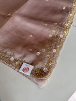 Glass organza party wear saree/ SA850
