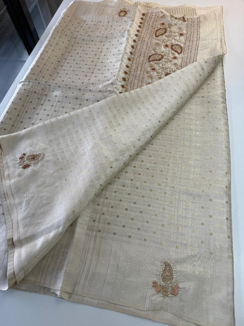 Soft semi Tussar saree/ 446H