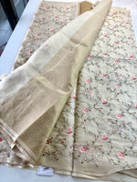 Chanderi Organza Blended Saree/ DP26