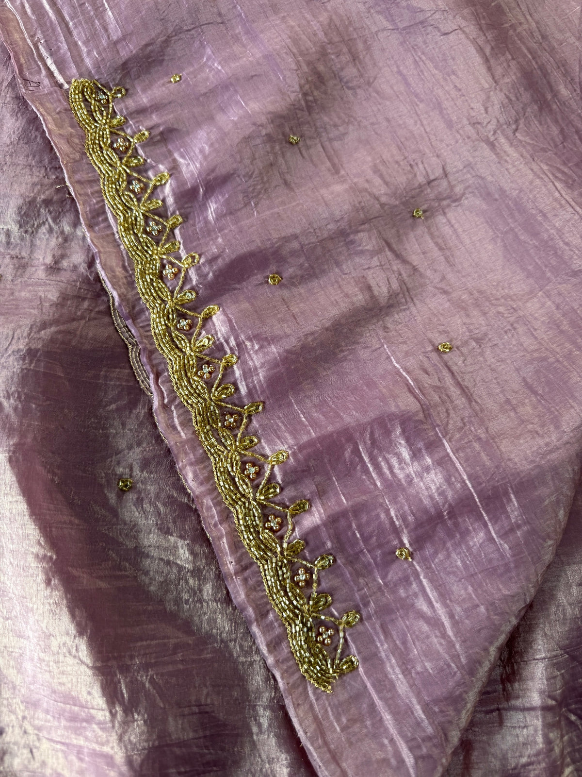 Crushed Organza Saree/ AP871