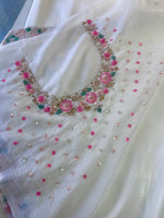Crushed crape Saree/ 3119