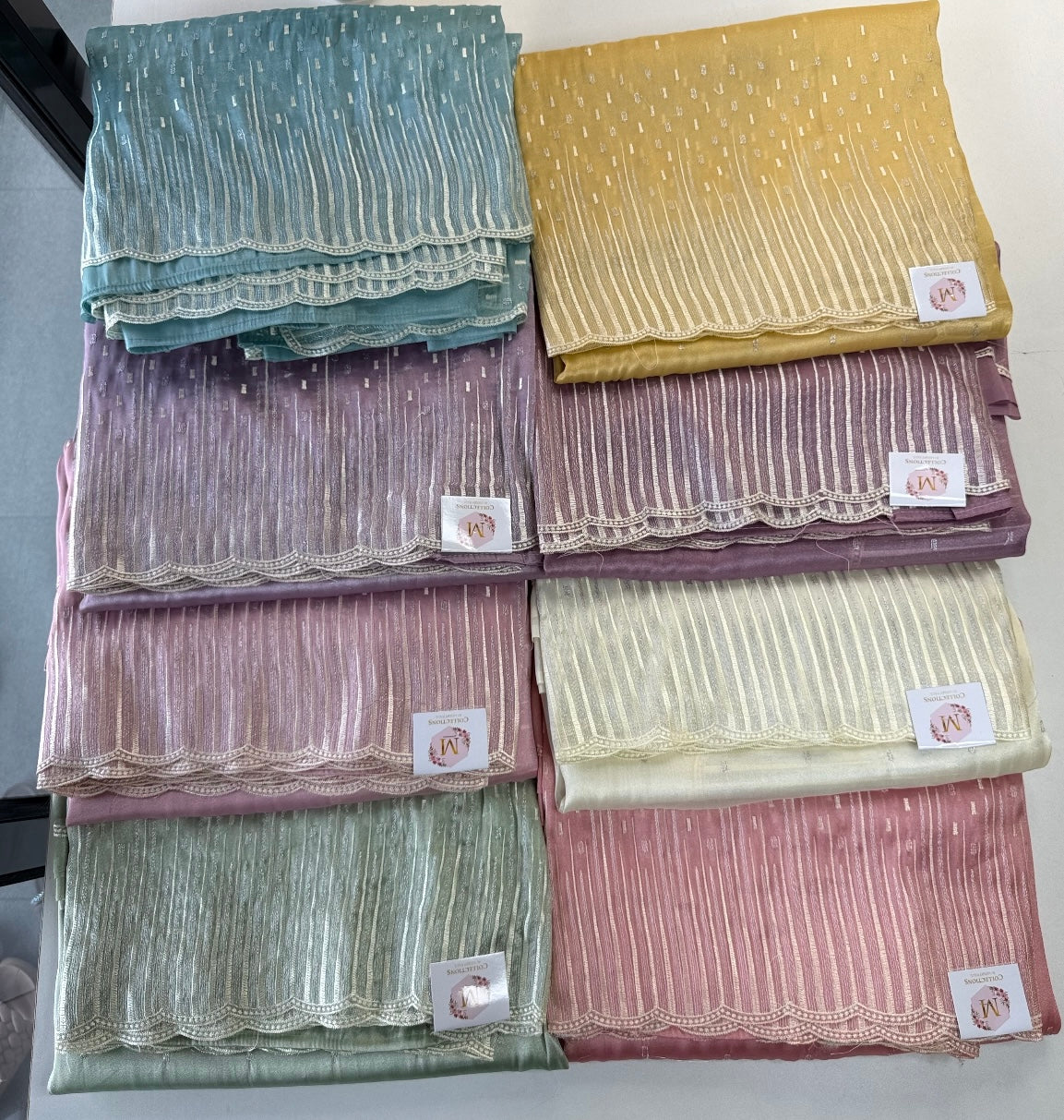 Tissue Organza Saree/ CW367
