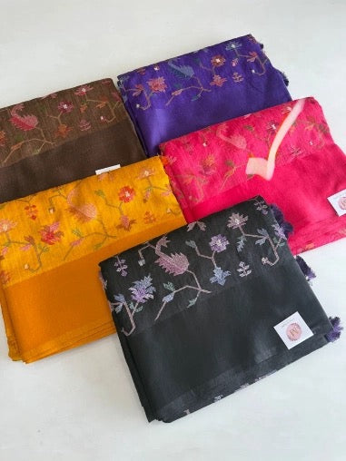 386C/ semi jute saree
