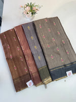 Soft Semi Tussar Saree/D462