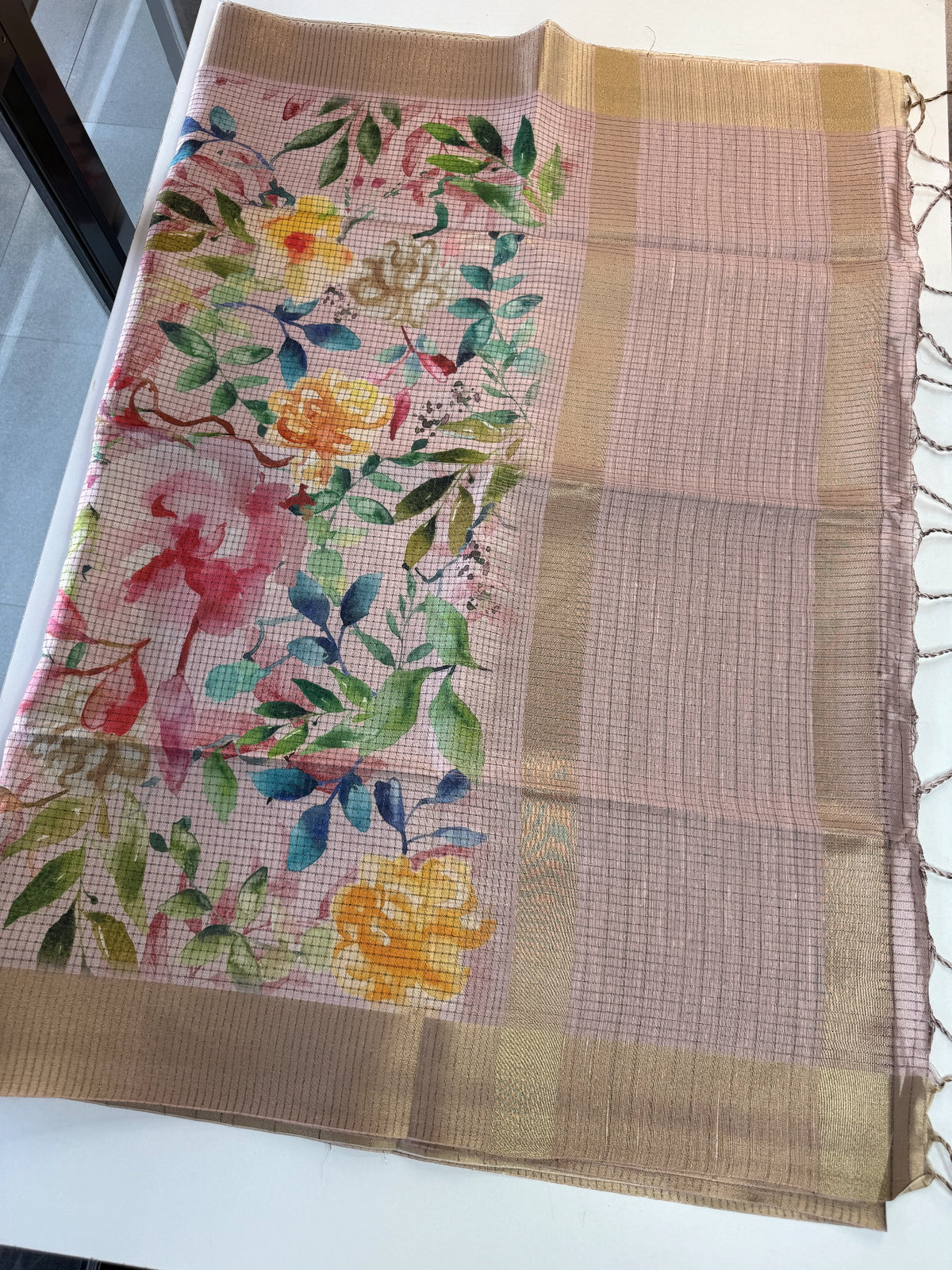 Semi silk saree/ MC655