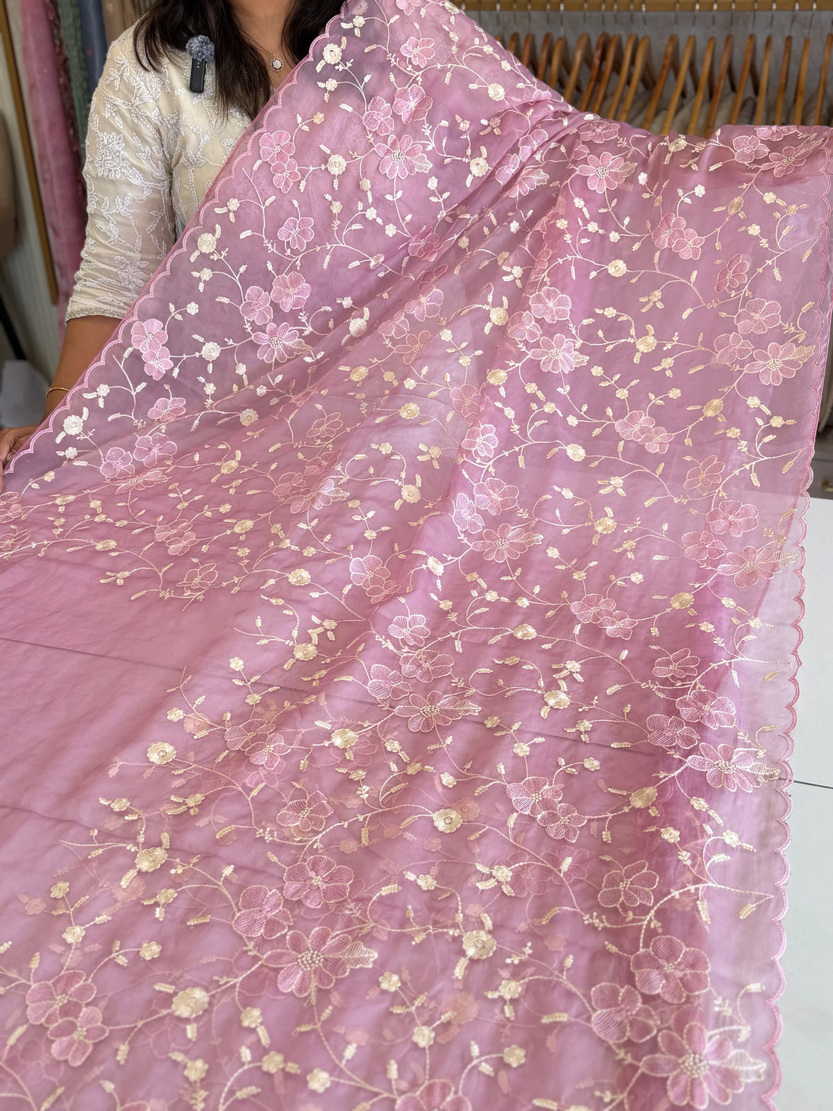 Soft Organza Saree/ CW779