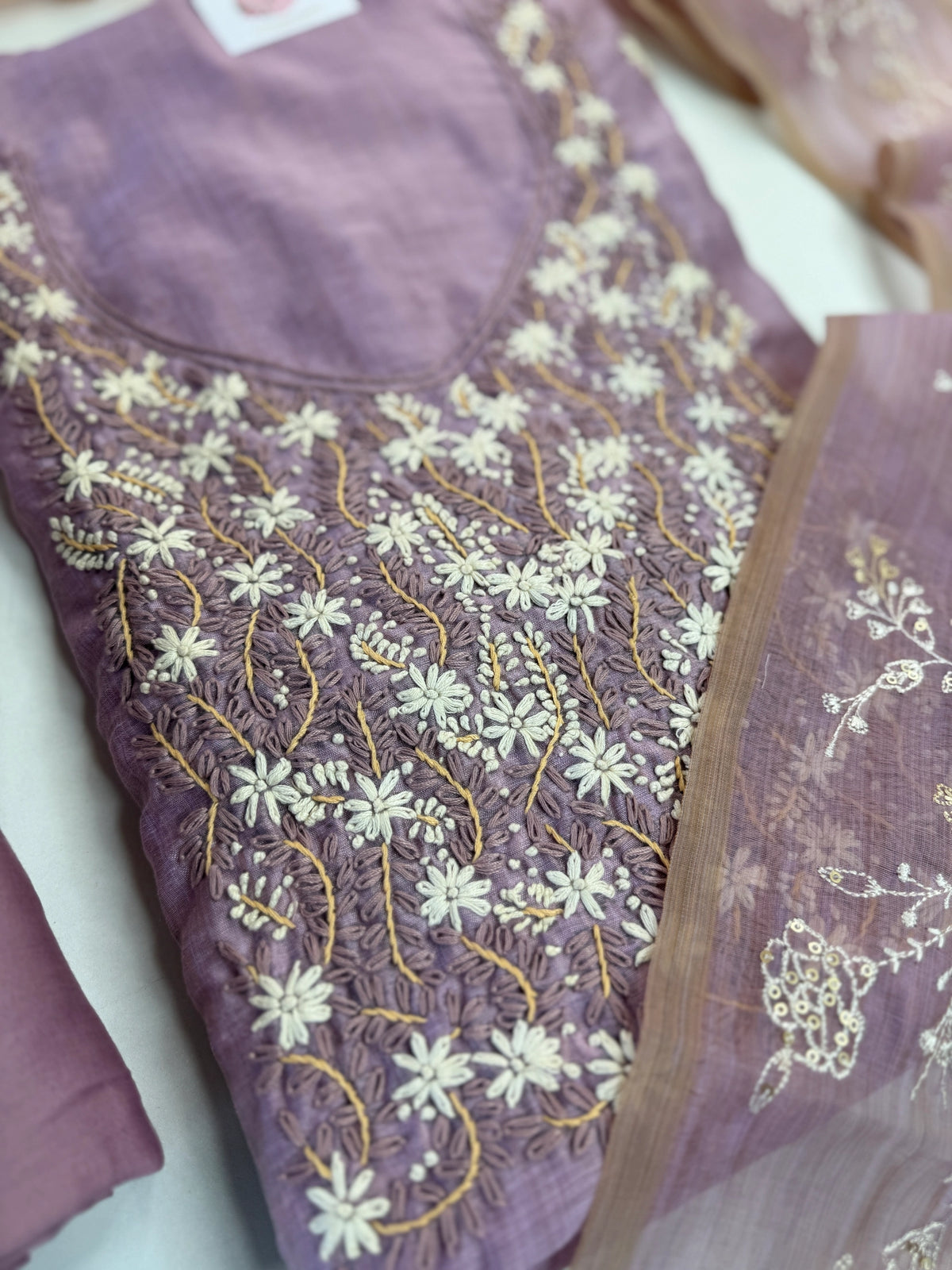 Cotton blended unstitched salwar set / RKF55