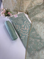 Cotton blended unstitched salwar set / RKF55