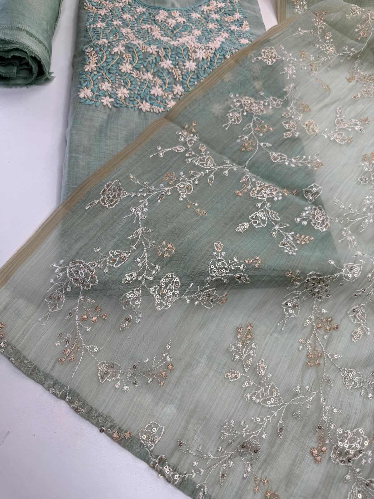 Cotton blended unstitched salwar set / RKF55