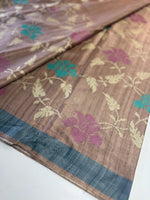 Soft Semi Tussar Saree/ D249