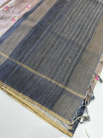 Soft Semi Tussar Saree/D462