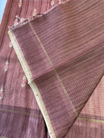 Soft Semi Tussar Saree/D462