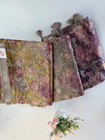 Crushed Tissue Saree / RU687