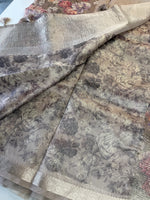 Crushed Tissue Saree / RU687