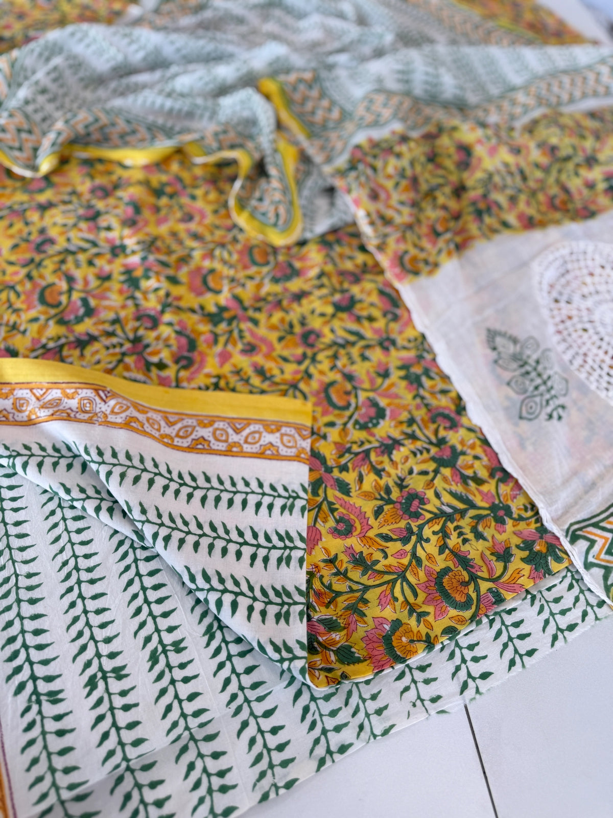 Cotton 3 piece salwar set / NC135