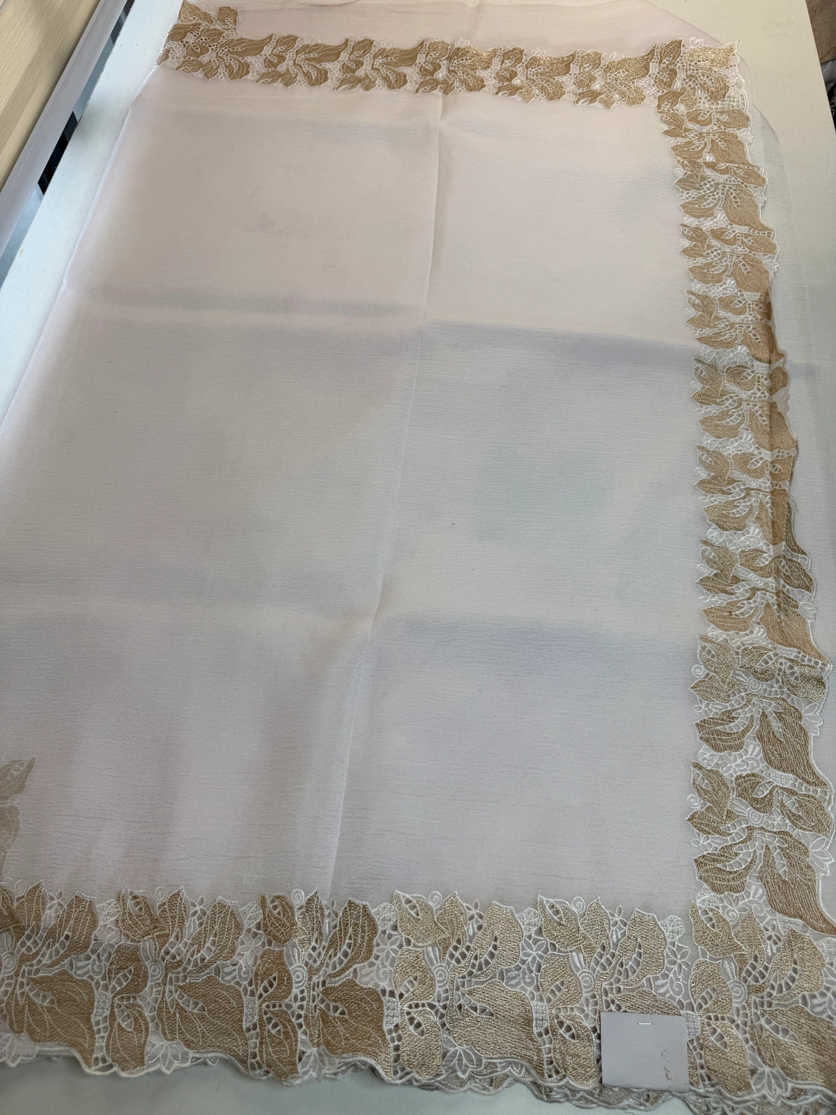 Crushed Crape Saree/ CW526