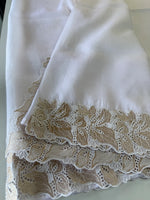 Crushed Crape Saree/ CW526
