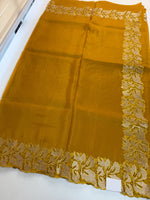 Crushed Crape Saree/ CW526