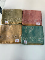 Tissue linen Blened saree / 14545