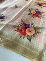 Soft cotton saree/ BL11