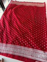 Banaras weaved semi silk saree/ MC324