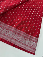Banaras weaved semi silk saree/ MC324