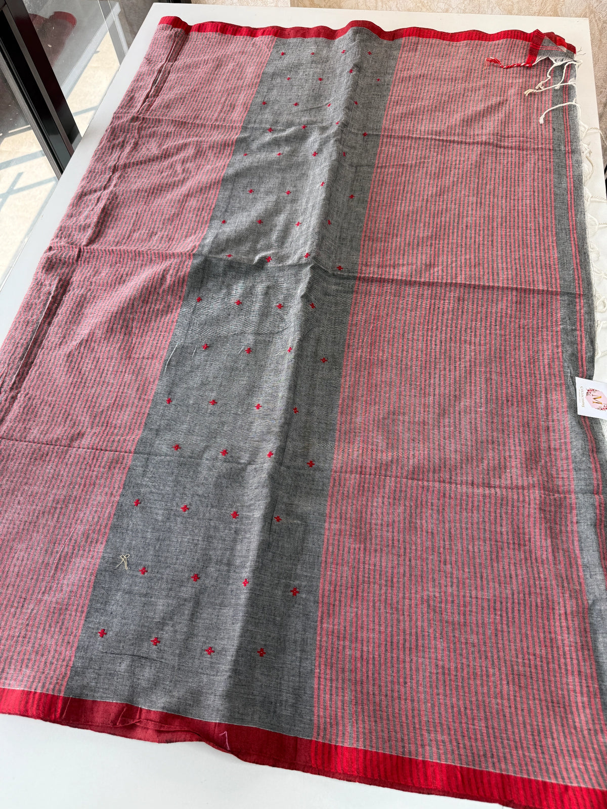 Soft cotton weaved saree/ MC97
