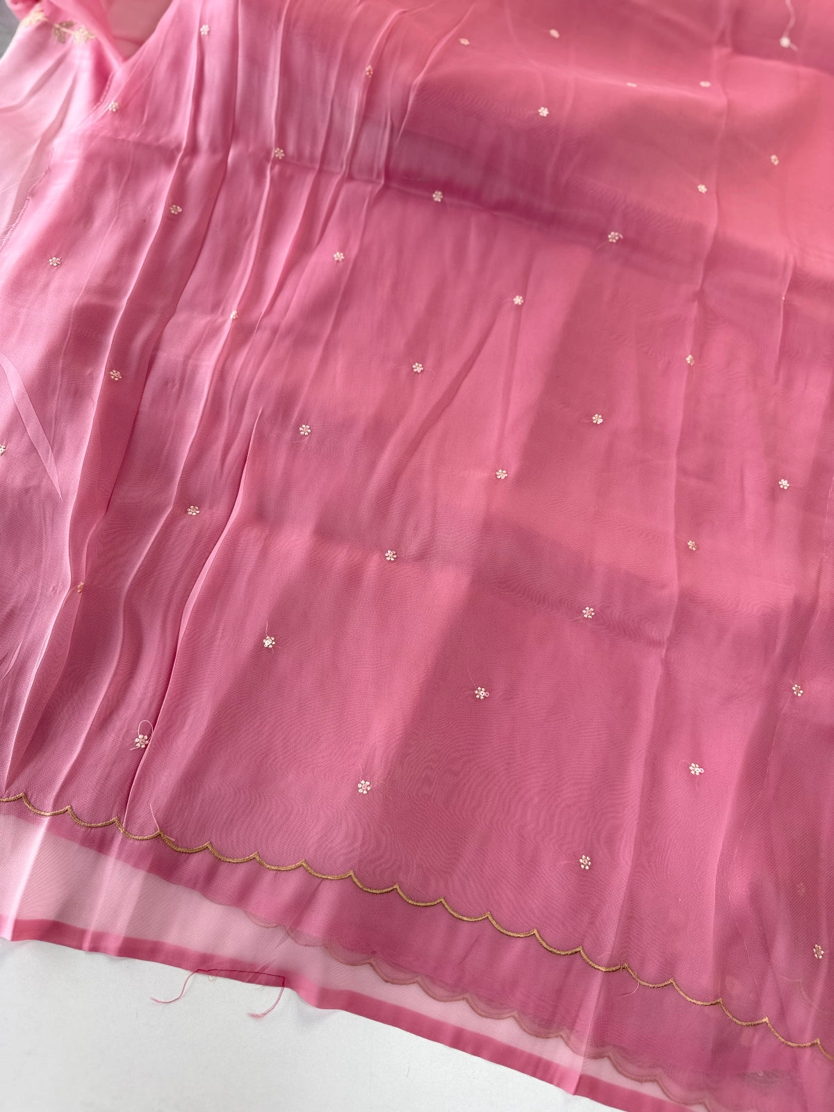 Semi Viscous Organza Saree / AWS74