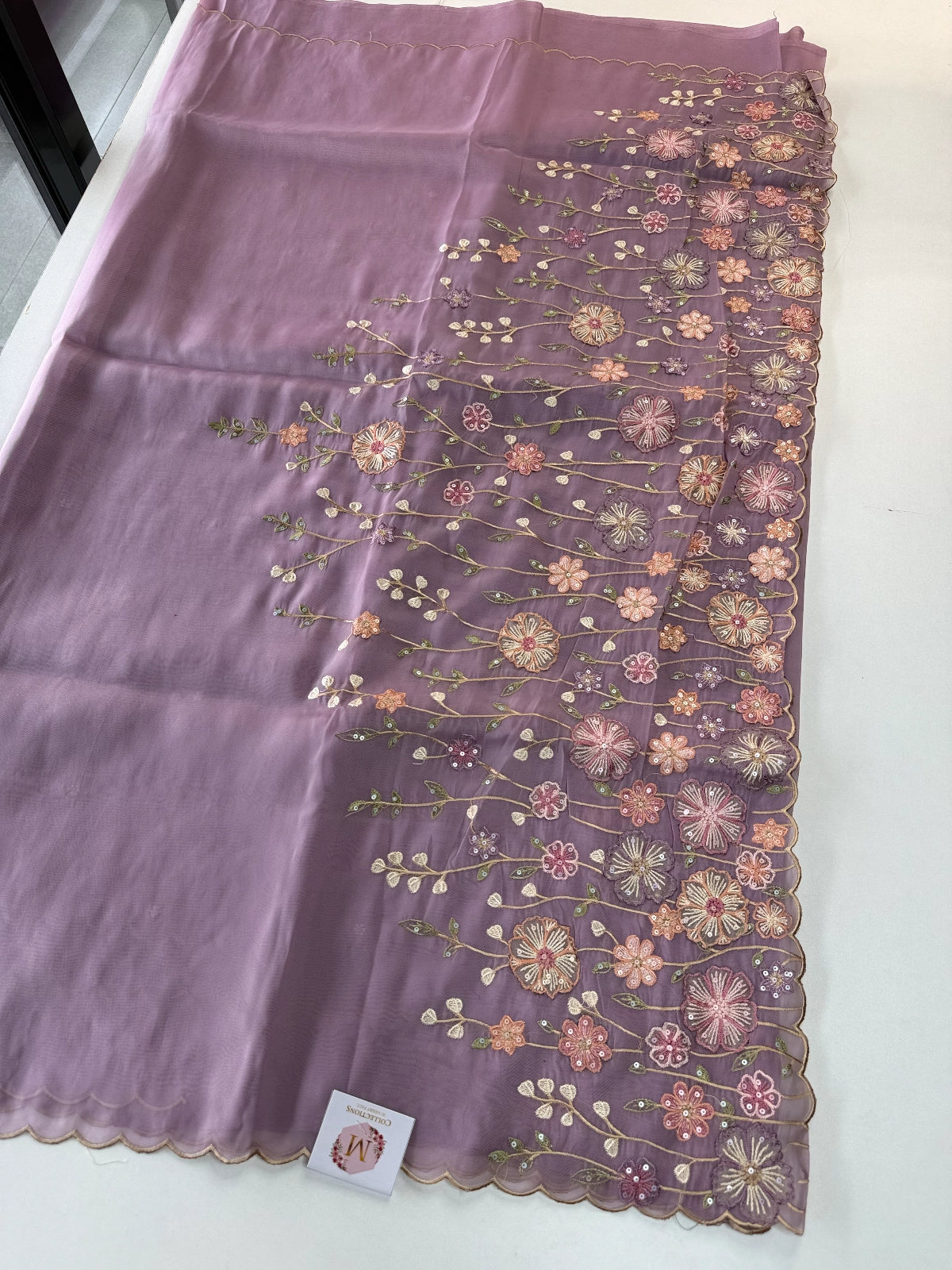 Semi Viscous Organza Saree / AWS74