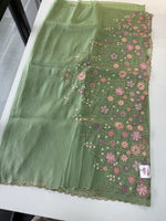 Semi Viscous Organza Saree / AWS74