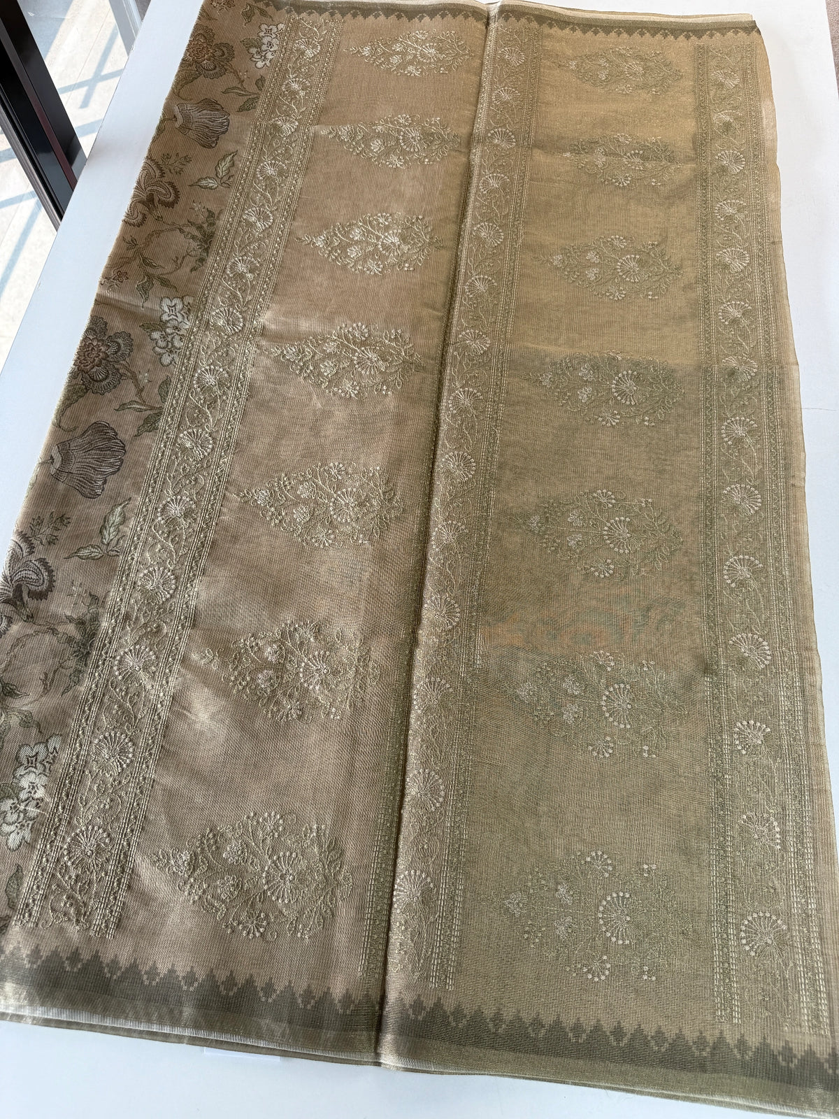 Tissue Chanderi Saree/ 527A